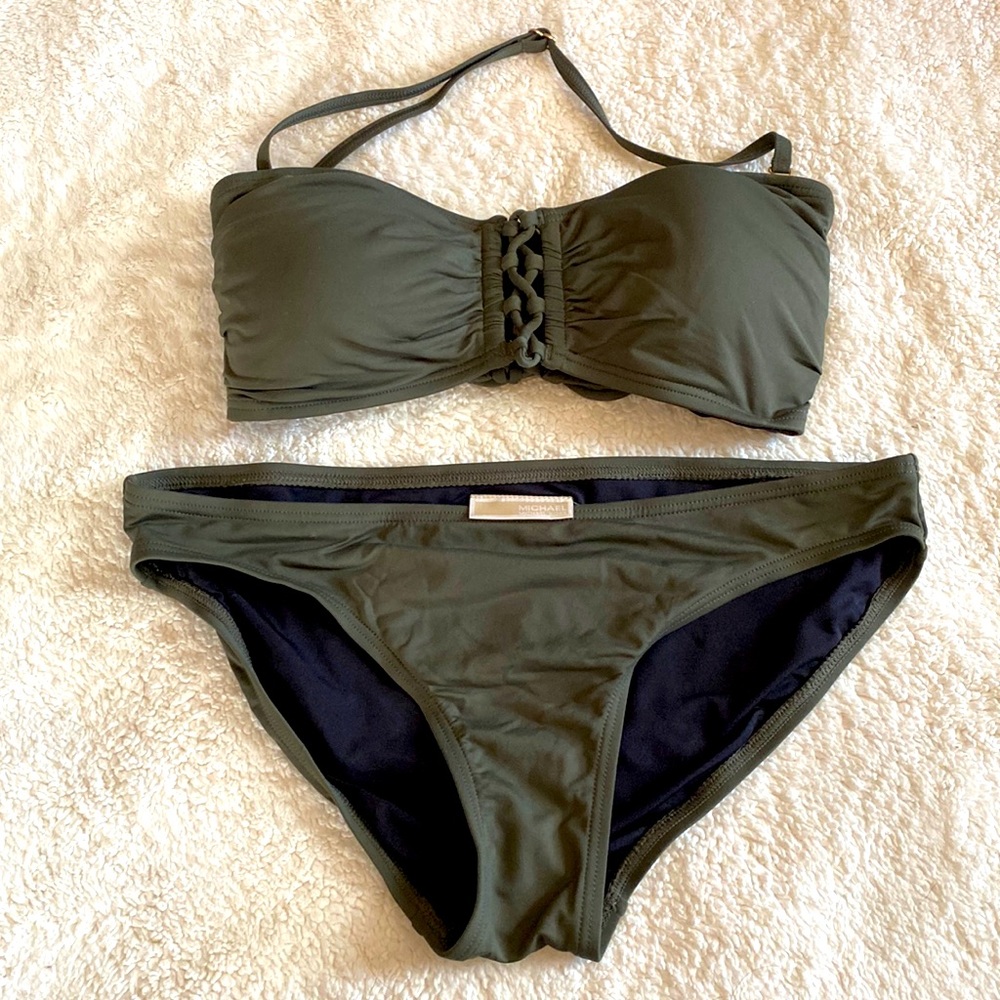 Michael Kors Swim Bikini - Green - Size Medium